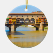 Florence-Firenze, Ponte vecchio Keramisch Ornament (Voorkant)