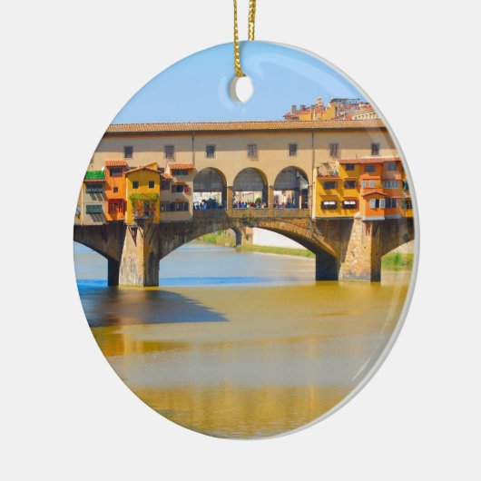 Florence-Firenze, Ponte vecchio Keramisch Ornament (Links)