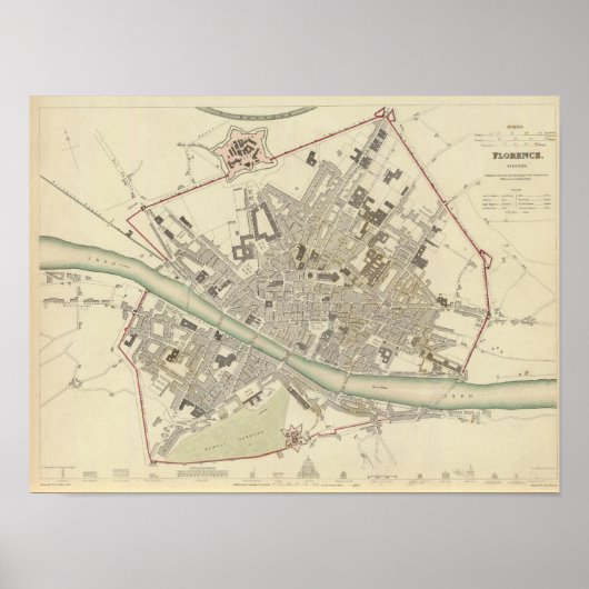 Florence Firenze Poster (Voorkant)