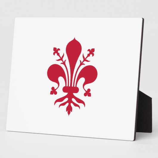 Florence Flag Plaque Fotoplaat (Zijkant)