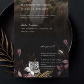 Florence foto bruiloft uitnodiging met RSVP