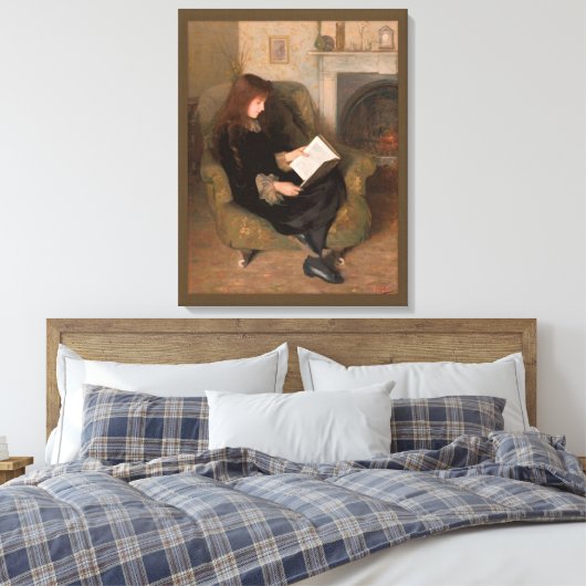 Florence Fuller - Onafscheidbare C0300 Canvas Afdruk (Insitu (Slaapkamer))