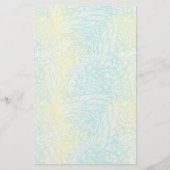 Florence  geel en blauw gradiënt briefpapier (Voorkant)