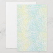 Florence  geel en blauw gradiënt briefpapier (Voorkant / Achterkant)
