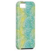 Florence  geel en blauw gradiënt Case-Mate iPhone case (Back/Rechts)