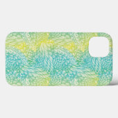 Florence  geel en blauw gradiënt Case-Mate iPhone case (Achterkant (horizontaal))