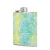 Florence  geel en blauw gradiënt heupfles (Links)