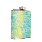 Florence  geel en blauw gradiënt heupfles (Rechts)