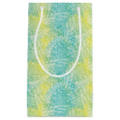 Florence  geel en blauw gradiënt klein cadeauzakje (Voorkant)