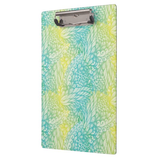 Florence  geel en blauw gradiënt klembord (Links)