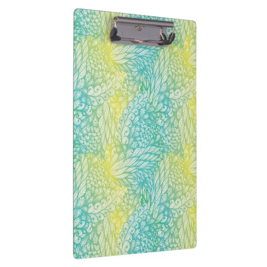 Florence  geel en blauw gradiënt klembord (Rechts)