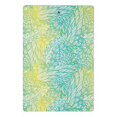 Florence  geel en blauw gradiënt mini klembord (Achterkant)