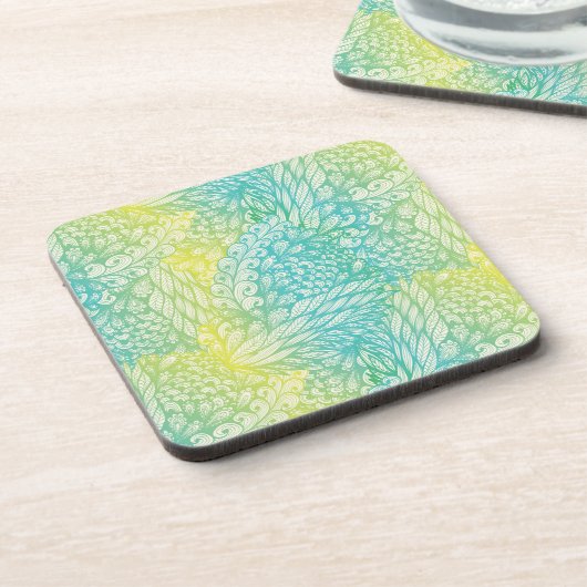 Florence geel en blauw gradiënt onderzetter (Linkerzijde)