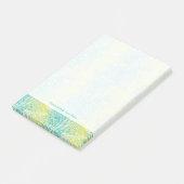 Florence  geel en blauw gradiënt post-it® notes (Schuin)