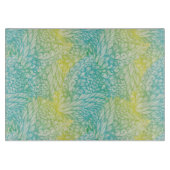 Florence geel en blauw gradiënt snijplank (Voorkant)