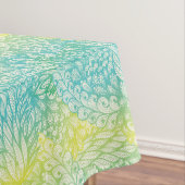 Florence  geel en blauw gradiënt tafelkleed (Voorbeeld)