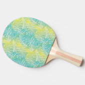 Florence  geel en blauw gradiënt tafeltennisbatje (Zijkant)