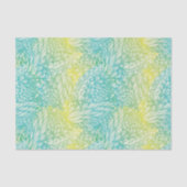 Florence  geel en blauw gradiënt tissuepapier (Voorkant)