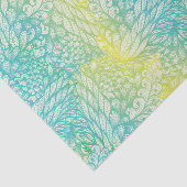Florence  geel en blauw gradiënt tissuepapier (Detail)