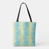 Florence  geel en blauw gradiënt tote bag (Achterkant)