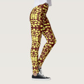 Florence geel en bruin leggings (Rechts)