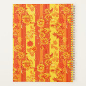 Florence Geel en Sinaasappel Bloemen Planner (Achterkant)