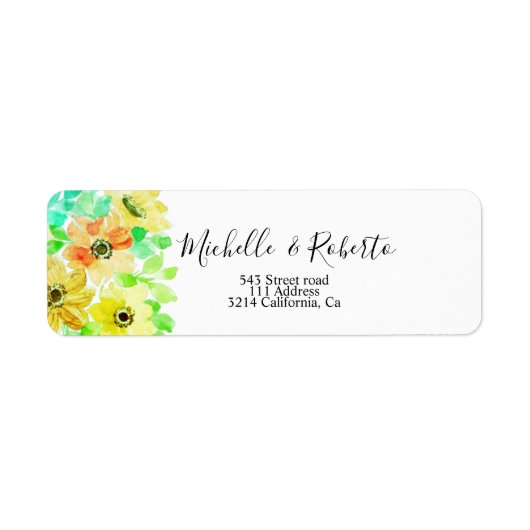 Florence geel groen etiket (Voorkant)