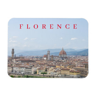 Florence gezien vanuit Piazzale Michelangelo magne Magneet