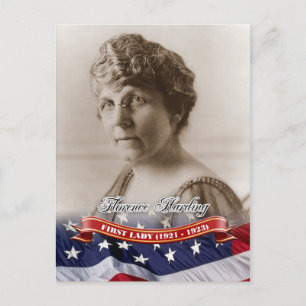 Florence Harding, First Lady van de VS Briefkaart