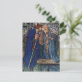 Florence Harrison Lancelot in de tuin Briefkaart (Staand voorkant)