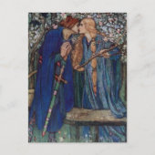 Florence Harrison Lancelot in de tuin Briefkaart (Voorkant)