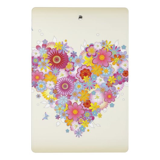 Florence hart met vlinders mini klembord (Achterkant)