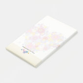 Florence hart met vlinders post-it® notes (Schuin)