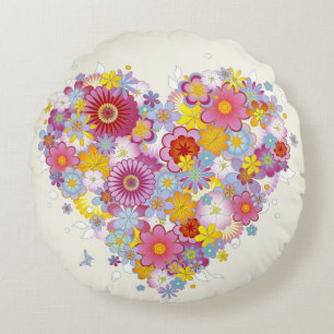 Florence hart met vlinders rond kussen