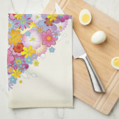 Florence hart met vlinders theedoek (Quarter Fold)