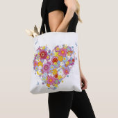 Florence hart met vlinders tote bag (Dichtbij)