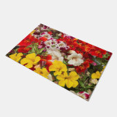 Florence heldere kleurbloemen deurmat (Schuin)