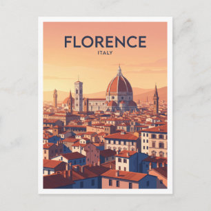 Florence Historisch Centrum Italië Aandenken Briefkaart