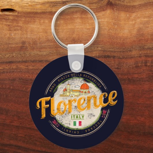 Florence hoofdstad van Toscane Italië  souvenir Sleutelhanger (Voorkant)
