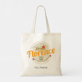 Florence hoofdstad van Toscane Italië  souvenir Tote Bag (Achterkant)