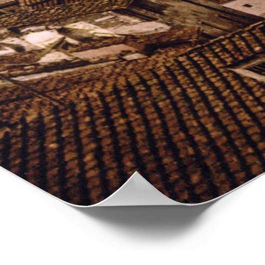 Florence in de late 19e eeuw poster (Hoek)