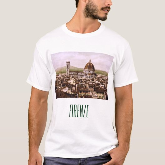 Florence in de late 19e eeuw t-shirt (Voorkant)