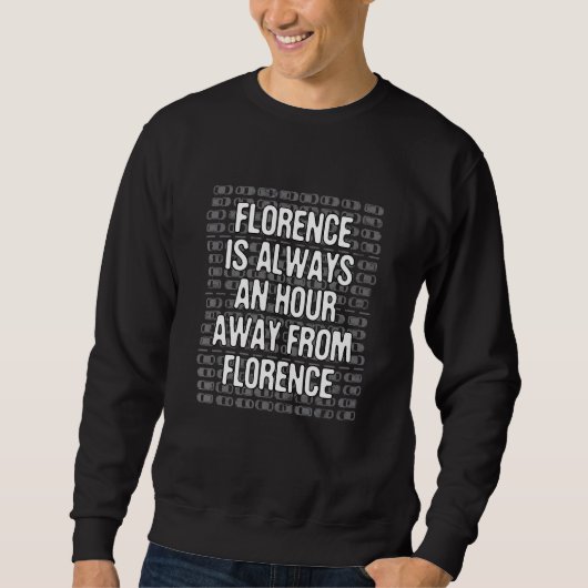 Florence is een rondreizend Italiaanse reisbureau Trui (Voorkant)