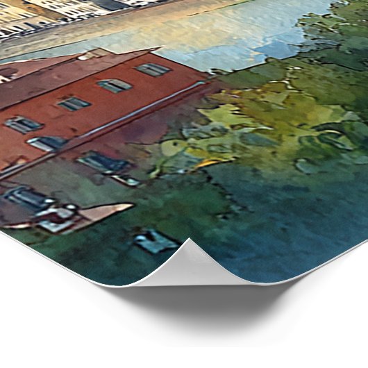 Florence Italian Wedding Welcome Sign Poster (Hoek)