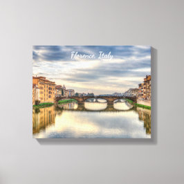 Florence, Italië 35,5 x 28 cm, 3,8 cm, Enkel Canvas Afdruk