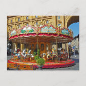 Florence Italië Antiek Carousel Briefkaart (Voorkant)