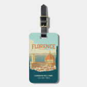 Florence, Italië Bagagelabel (Voorkant verticaal)