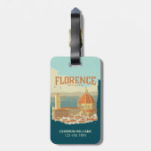 Florence, Italië Bagagelabel (Achterkant verticaal)