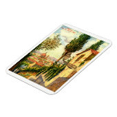 Florence, Italië, Beauful Street Scene  Po Magneet (Linkerzijde)