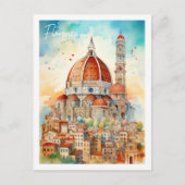 Florence Italië Beroemde Reisplaats Briefkaart (Voorkant)